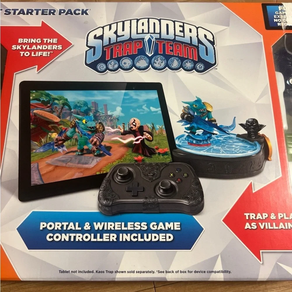 Skylanders trap Team Tablet Starter Pack - Black/Blue